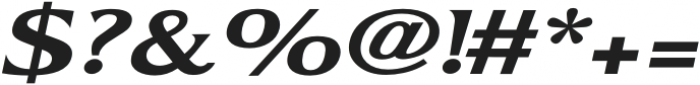 OPTIMUS Medium Extended Italic otf (500) Font OTHER CHARS