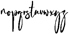 Opal otf (400) Font LOWERCASE