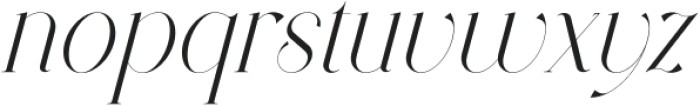 Opaline Hairline Italic otf (100) Font LOWERCASE
