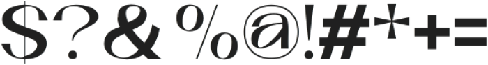 Opalique Medium otf (500) Font OTHER CHARS