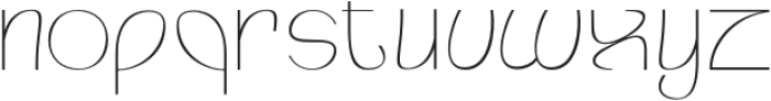 Opalique Thin otf (100) Font LOWERCASE