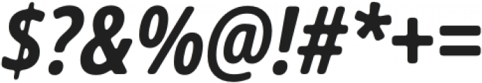 Open Sans Soft Cd Bold Italic otf (700) Font OTHER CHARS