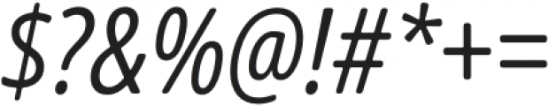 Open Sans Soft Cd Italic otf (400) Font OTHER CHARS