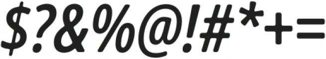 Open Sans Soft Cd SemiBd Italic otf (400) Font OTHER CHARS