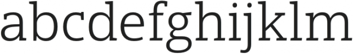 Open Serif Book otf (400) Font LOWERCASE