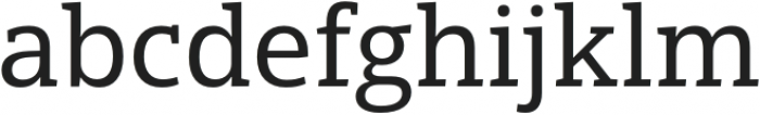 OpenSerif-Regular otf (400) Font LOWERCASE