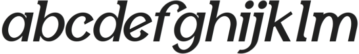 Openila Italic otf (400) Font LOWERCASE