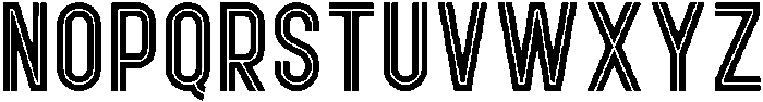 Opera Inline otf (400) Font LOWERCASE
