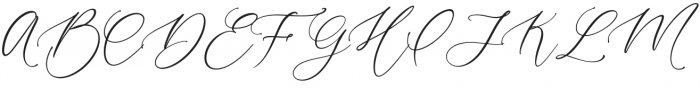 Opera Signature Script otf (400) Font UPPERCASE