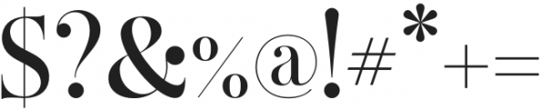 Opera Signature Serif otf (400) Font OTHER CHARS