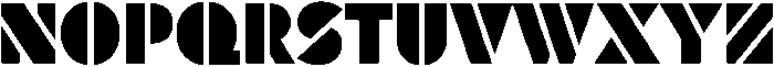 OperationBond Regular otf (400) Font LOWERCASE