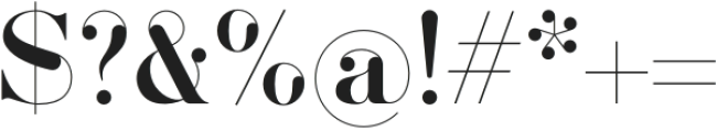 Operia Serif Regular otf (400) Font OTHER CHARS