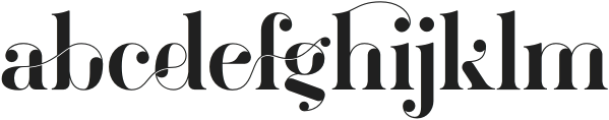 Operia Serif Regular otf (400) Font LOWERCASE