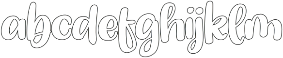 Ophelia Outline otf (400) FONT