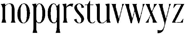 Ophelia Regular otf (400) Font LOWERCASE