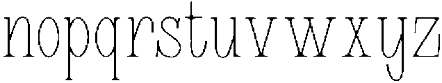 Ophidia Regular otf (400) Font LOWERCASE