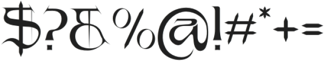 Ophium otf (400) Font OTHER CHARS