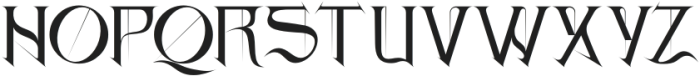 Ophium otf (400) Font UPPERCASE