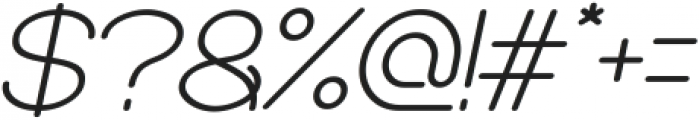 Optical Fiber Bold Italic otf (700) Font OTHER CHARS