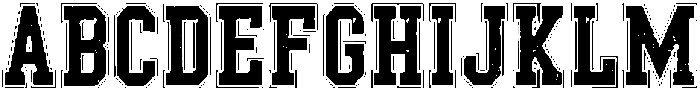 Optimal Distressed Regular ttf (400) Font UPPERCASE