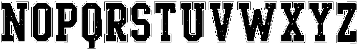 Optimal Distressed Regular ttf (400) Font UPPERCASE