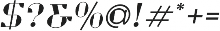 Opulent Italic otf (400) Font OTHER CHARS