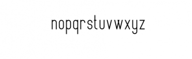 Opinio-ExtraBold.otf Font LOWERCASE