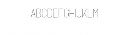 Opinio-Light.otf Font UPPERCASE