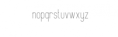 Opinio-Light.otf Font LOWERCASE