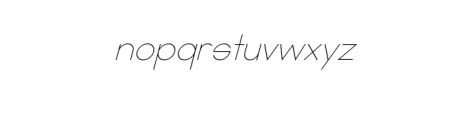 Oplosans Light Italic.otf Font LOWERCASE