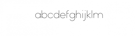 Oplosans Light.otf Font LOWERCASE