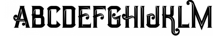Opera Vintage Typeface Font LOWERCASE