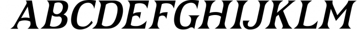 Optimus - Serif font family 10 Font UPPERCASE