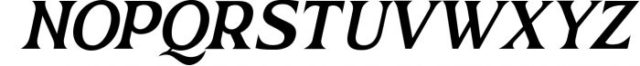 Optimus - Serif font family 10 Font UPPERCASE