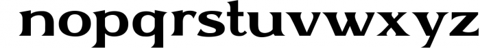 Optimus - Serif font family 1 Font LOWERCASE