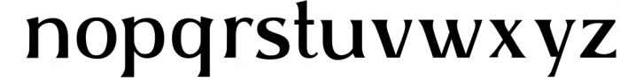 Optimus - Serif font family 3 Font LOWERCASE