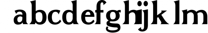 Optimus - Serif font family 5 Font LOWERCASE