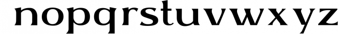 Optimus - Serif font family 9 Font LOWERCASE