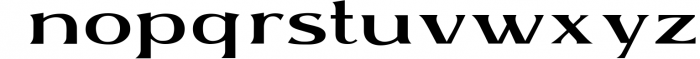 Optimus - Serif font family Font LOWERCASE