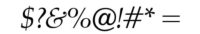OPTIAlkasA-Italic Font OTHER CHARS