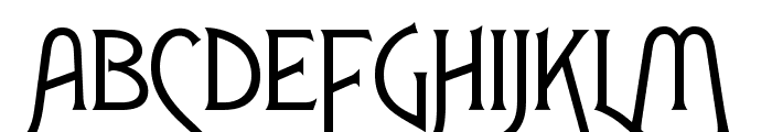 OPTIArt-Gothic Font UPPERCASE