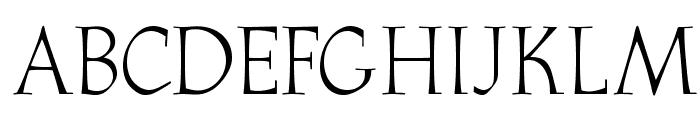 OPTIAthenaeum-Regular Font UPPERCASE