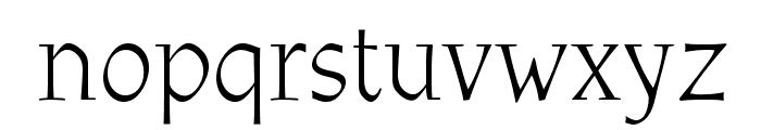 OPTIAthenaeum-Regular Font LOWERCASE