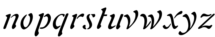 OPTIAura-Italic Font LOWERCASE
