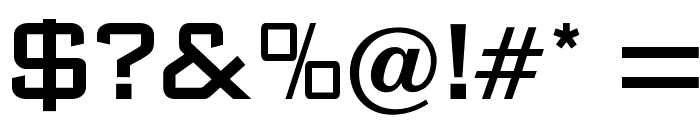 OPTIBankGothic-Medium Font OTHER CHARS