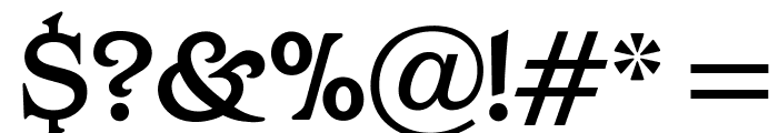 OPTIBarMay-Medium Font OTHER CHARS