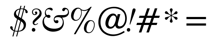 OPTIBaskerVille-Italic Font OTHER CHARS