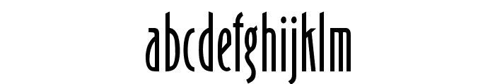 OPTIBinnerGothic Font LOWERCASE