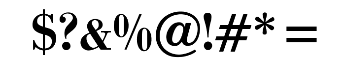 OPTIBodoniAntiqua-Medium Font OTHER CHARS