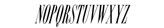 OPTIBorDen-Italic Font UPPERCASE